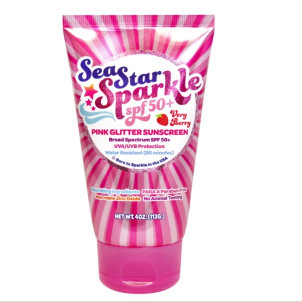 SEASTAR SPARKLE SPF50+ VERY BERRY W/ GLITTER ✨